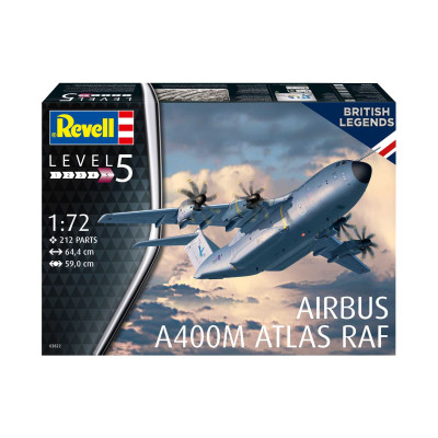 Plastic ModelKit letadlo 03822 - Airbus A400M Atlas „RAF“ (1:72)