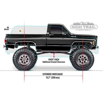 Traxxas TRX-4 Chevrolet K10 1979 TQi 1:10 RTR stříbrný