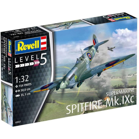 Plastic ModelKit letadlo 03927 - Spitfire Mk.IXC (1:32)