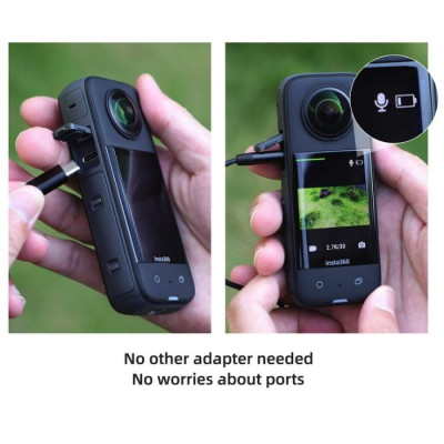 Lavalier Microphone for Insta360 X3 / One RS 1-INCH