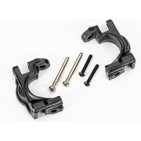 Traxxas závěs přední těhlice HD černý (pro NO9080)