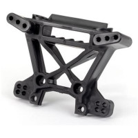 Traxxas HD első lengéscsillapító torony fekete - pótalkatrész az Extreme Heavy Duty tuning szetthez.