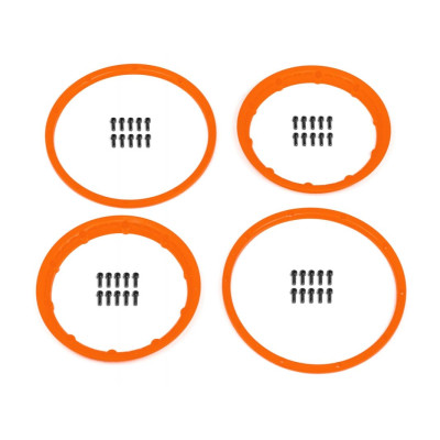 Heavy Duty Wheel Bead Lock Rings Orange/F. 2 Wheel