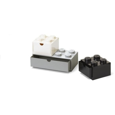 LEGO stolní box se zásuvkou Multi-Pack 3ks, modrá/červená