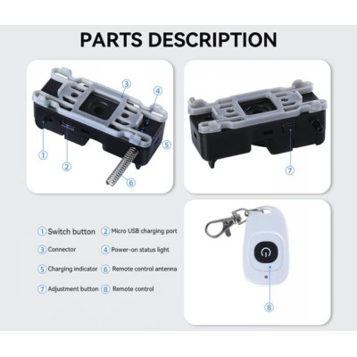 DJI MINI 3 Pro - Závěsný systém a podvozek