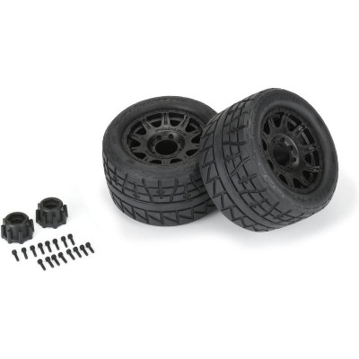 Pro-Line kolo 3.8" 1:8, pneu Menace HP BELTE, disk čený H17 (2)