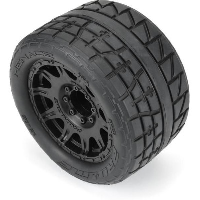 Pro-Line kolo 3.8" 1:8, pneu Menace HP BELTE, disk čený H17 (2)