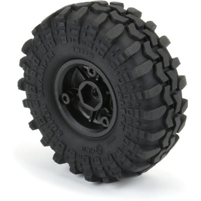 Pro-Line kolo 1.0" 1:24, pneu Interco Super Swamper, disk černý H7 (4)