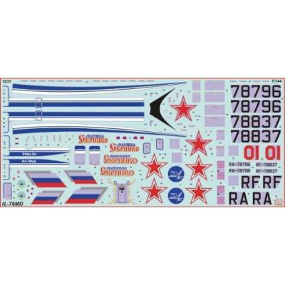 Model Kit letadlo 7011 - Russian strategic airlifter IL-76MD (1:144)