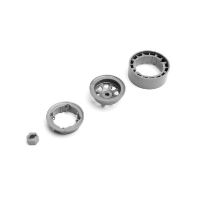 GRE Sada beadlock disku - šedá