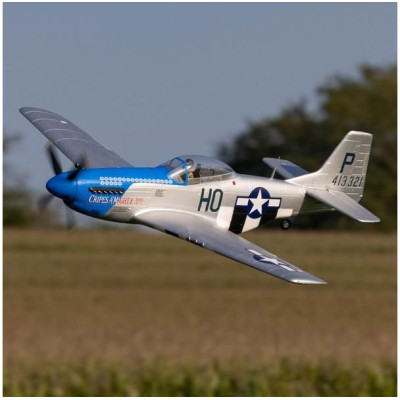 E-flite P-51D Mustang 1.2m SAFE Select BNF Basic
