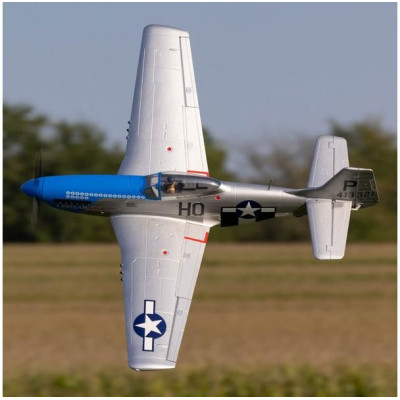 E-flite P-51D Mustang 1.2m SAFE Select BNF Basic