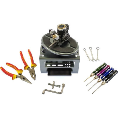 Robitronic stojan na RC auta šedý