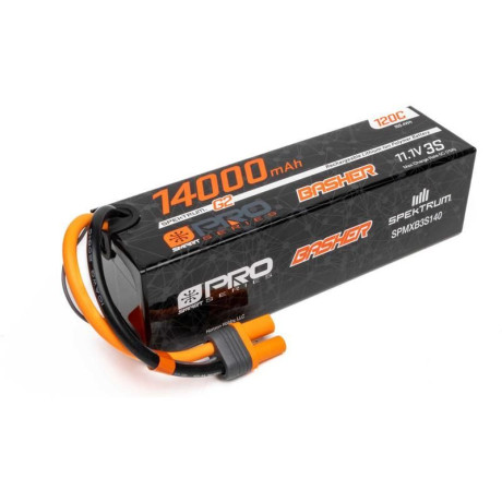 Spektrum Smart LiPo 11.1V 14000mAh 120C Smart G2 Pro Basher IC5