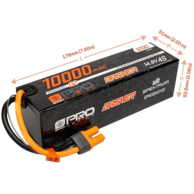 Spektrum Smart G2 Pro LiPo 14.8V 10000mAh 120C IC5