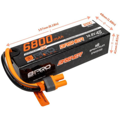 Spektrum Smart G2 Pro LiPo 14.8V 6800mAh 120C IC5