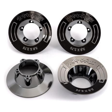 Traxxas poklice disku černě chromovaná (4) (pro NO9572)