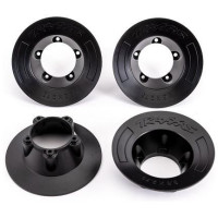 Design tárcsafedél Traxxas 3.8" Sledgehammer (#9572): fekete (4 db).