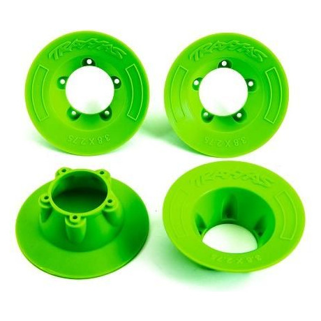 Traxxas poklice disku zelená (4) (pro NO9572)