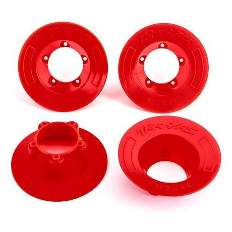 Traxxas poklice disku červená (4) (pro NO9572)