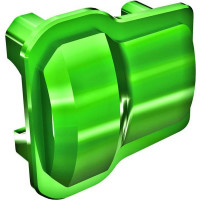 Tuning alkatrész Traxxas TRX-4M RC autómodellekhez: zöld eloxált alumínium vezérműfedél (2 db).