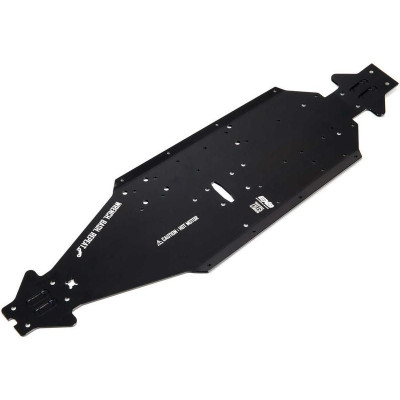 Arrma šasi hliníkové CNC 7075 T6 LWB černé