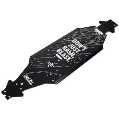 Arrma šasi hliník CNC 7075 T6 XLWB černé