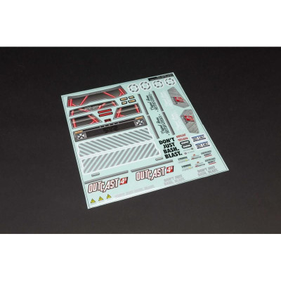 Arrma karosérie nenabarvená: Outcast 4S 4x4