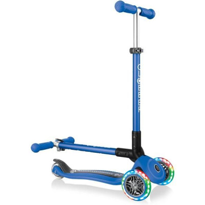 Globber - Koloběžka Primo Fantasy skládací Lights modrozelená