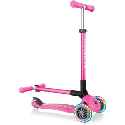 Globber - Koloběžka Primo Fantasy skládací Lights modrozelená