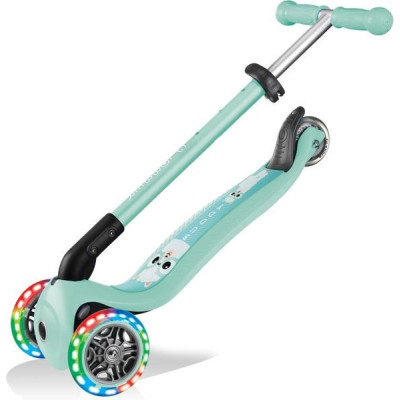 Globber - Koloběžka Primo Fantasy skládací Lights modrozelená