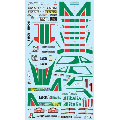Model Kit auto 3654 - LANCIA STRATOS HF (1:24)