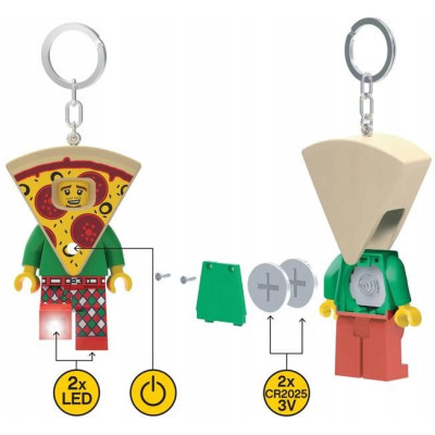 LEGO svítící klíčenka - Iconic Pizza