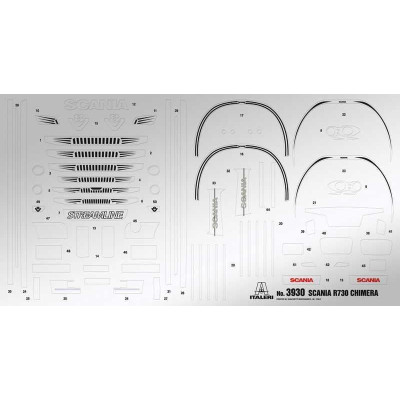 Model Kit truck 3930 - SCANIA R730 STREAMLINE "TEAM CHIMERA" (1:24)