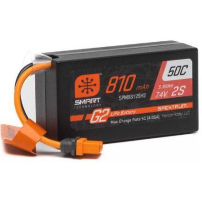 Spektrum Smart G2 LiPo 7.4V 810mAh 50C IC2