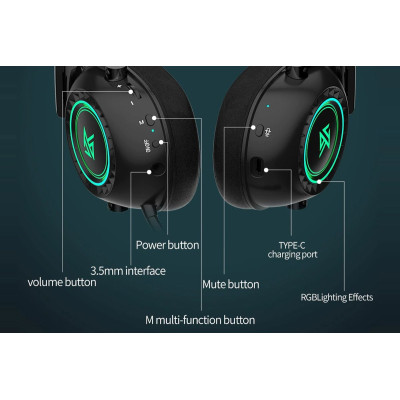 KZ GP20 Gaming Sluchátka s mikrofonem