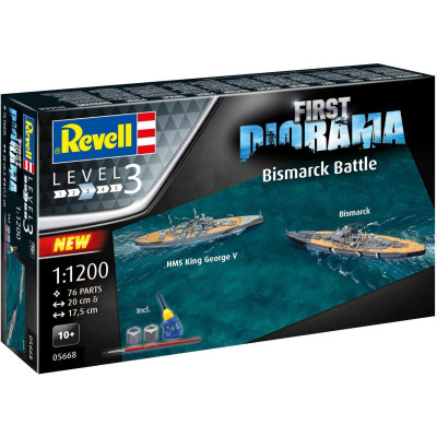 Gift-Set lodě 05668 - Bismarck Battle (1:1200)