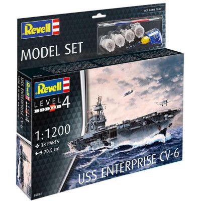 ModelSet loď 65824 - USS Enterprise (1:1200)