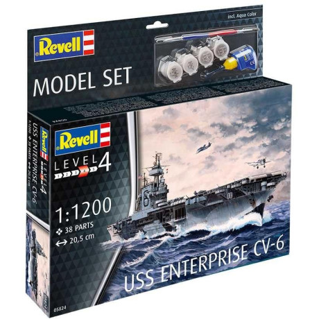 ModelSet loď 65824 - USS Enterprise (1:1200)
