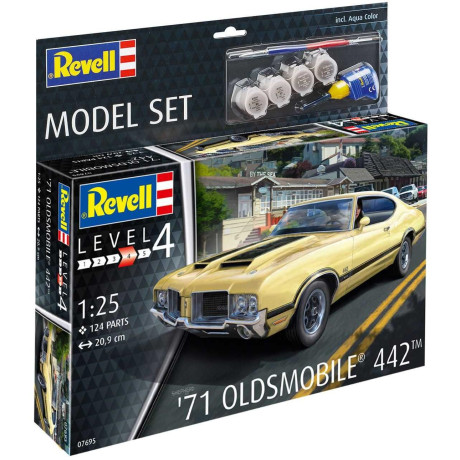 ModelSet auto 67695 - 71 Oldsmobile 442 Coupé (1:24)
