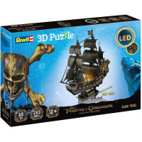 3D puzzle LED-del összeszerelhető, darabszám 293, hossza: 680 mm, szélessége: 308 mm, magassága: 594 mm.