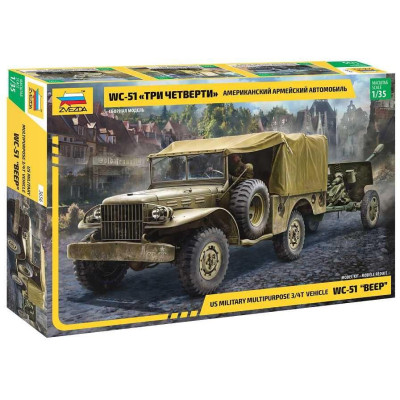 Model Kit military 3656 - Dodge WC-51 "Beep" (1:35)