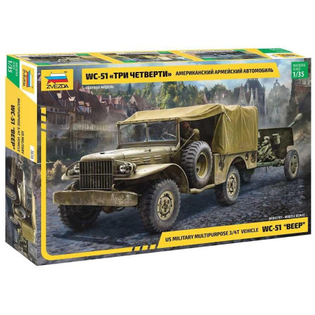 Model Kit military 3656 - Dodge WC-51 "Beep" (1:35)