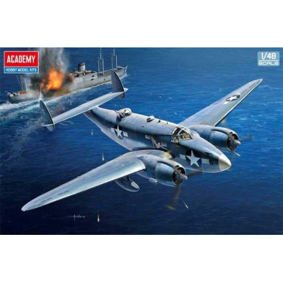 Model Kit letadlo 12347 - USN PV-1 "Solomon Islands Theatre" (1:48)