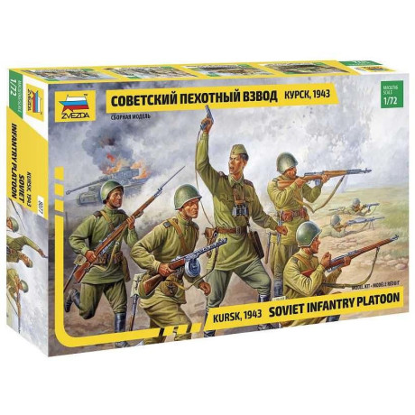 Wargames figurky 8077 - Soviet Infantry WWII (1:72)