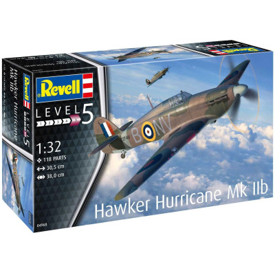 Plastic ModelKit letadlo 04968 - Hawker Hurricane Mk IIb (1:32)