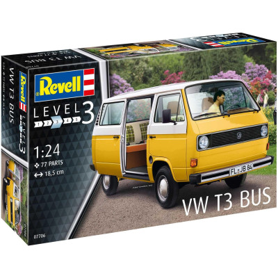Plastic ModelKit auto 07706 - VW T3 Bus (1:24)