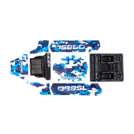 DB8SL karoserie, bílo/modrá