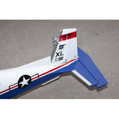 T-6A Texan II 1,6m (Zatahovací podvozek) Modrá/Bílá