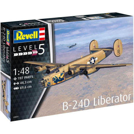 Plastic ModelKit letadlo 03831 - B-24D Liberator (1:48)